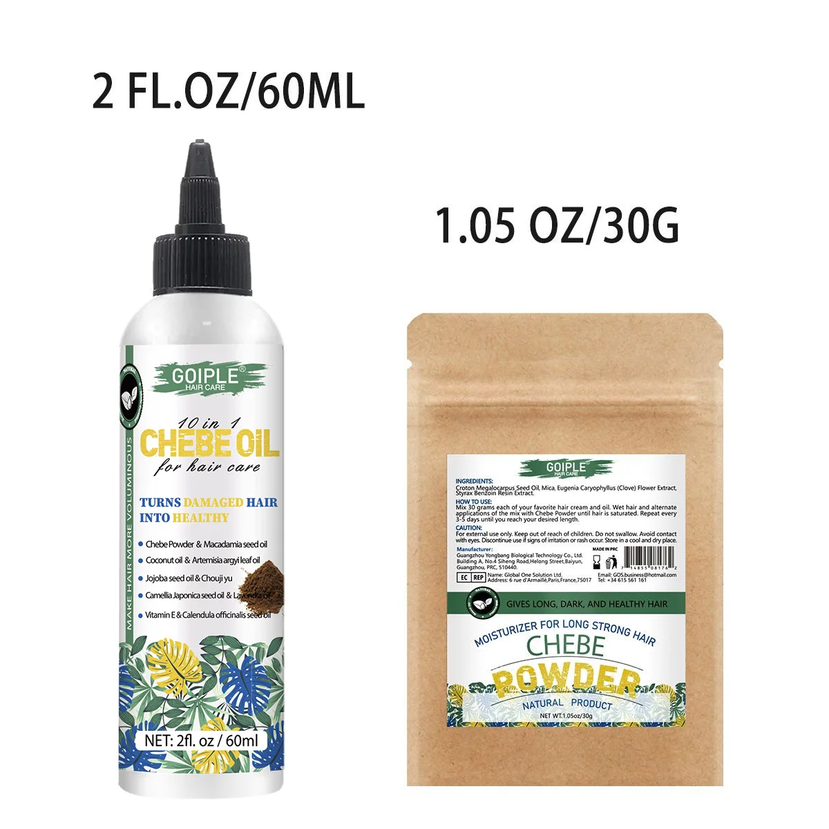 Chebe Hair Care Products Nourishing and Soothing Scalp Essence Powder Moisturizing Anti-frizz Serum for Women Smoothing Hair Oil