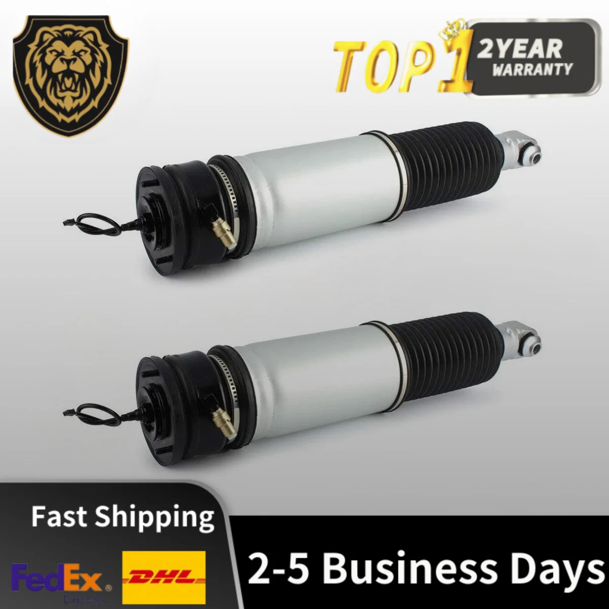 

Pair Rear Air Suspension Struts with EDC For BMW E65 E66 745i 750i 760i 2002-2008 37126785536 37106778798 37126758582