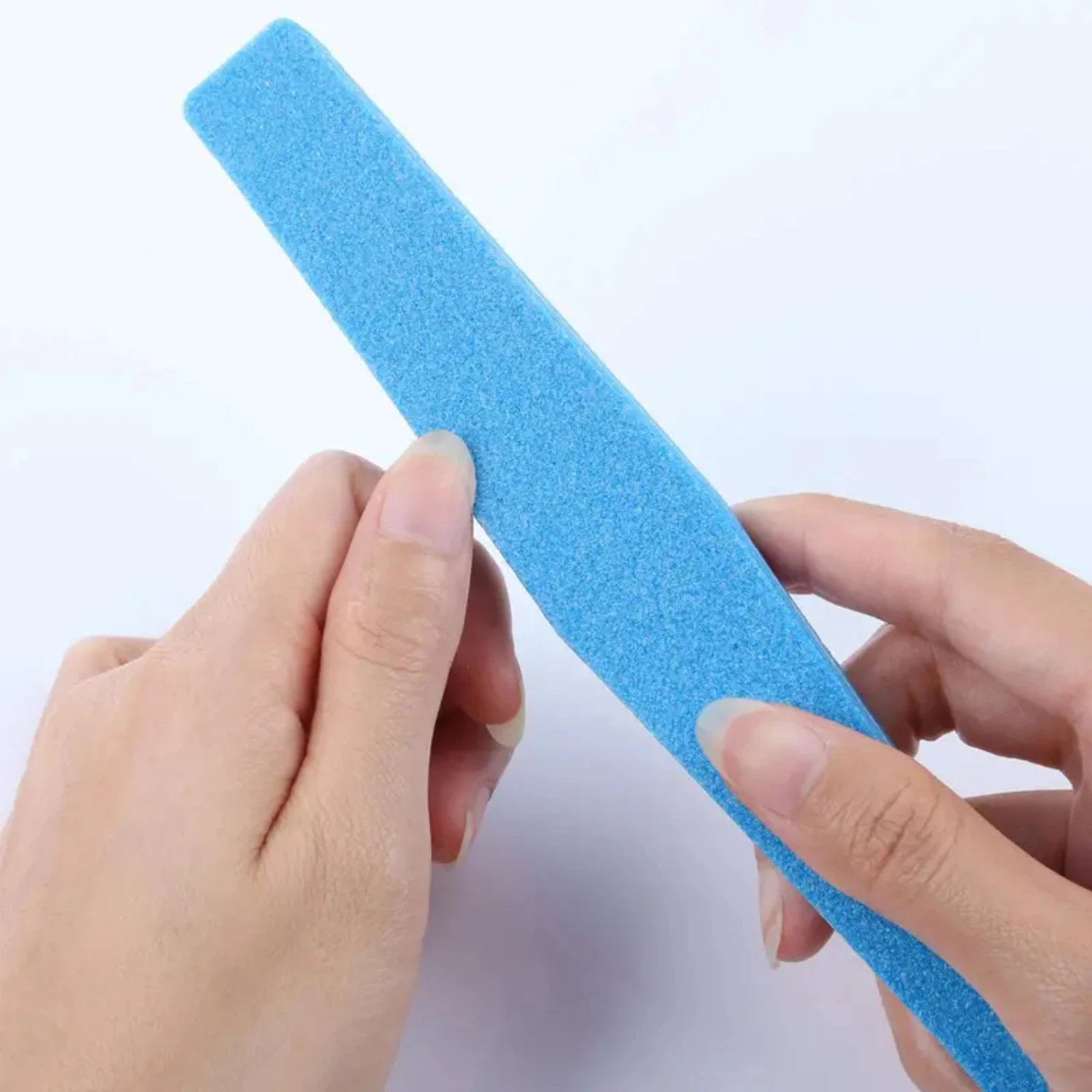 Juego de bloque amortiguador de lima de uñas de esponja lavable de 10 piezas para uñas, grano fino 100/180, kit de herramientas de manicura y pedicura de alta calidad