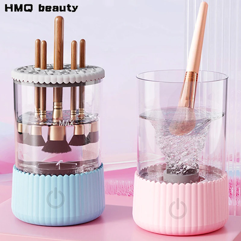 

New Electric Makeup Brush Cleaner Super-Fast Handheld Make Up Brush Clean Machine Portable Cosmetic Brush Cleaning Washing Tools