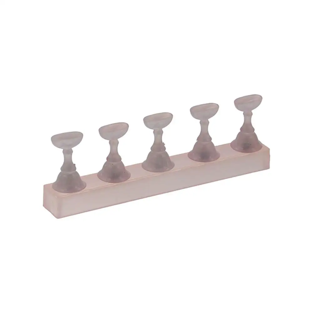 Training False Nail Practice Model Nail Display Stand False Nail Tip Holder Nail Display Chess Board Nail Art Practice Stands