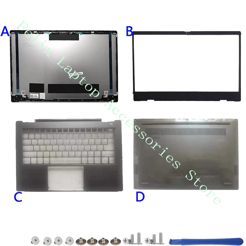 FOR Lenovo Thinkbook 14s-IWL Laptop LCD Back Cover/LCD Front Cover/Palm Rest/Bottom Cover/Hinge