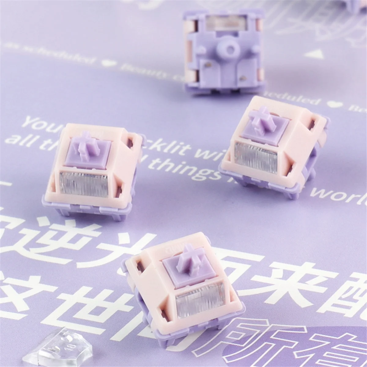 【Prix Drop】 70 pièces MMD princesse V4 commutateur 5 broches axe linéaire corps commutateurs échange à chaud 45g pour bricolage clavier mécanique