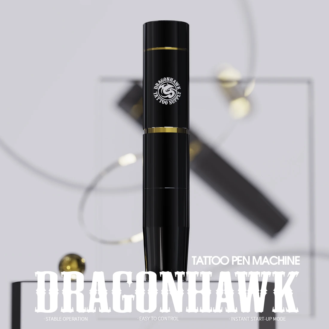 

Беспроводная Машинка для татуировки Dragonhawk, мотор без сердечника с большой емкостью аккумулятора для татуировок, боди-арта, перманентного макияжа