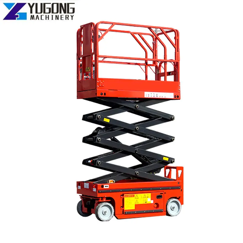 YG Scisor Lift Self-propelled Man Lift For Aerial Work Platform Scissor Lift 8m Mobile Electric Scissor Lift Platform