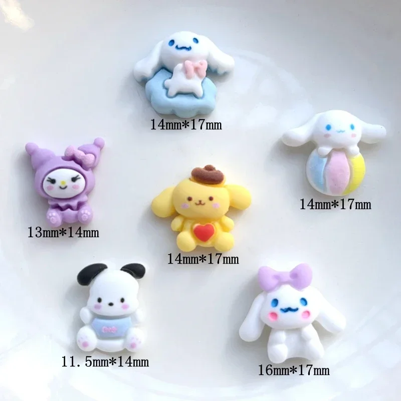 30 stks kawaii schattige mini diervormige platte achterkant hars Cabochons plakboek DIY sieraden ambachtelijke decoratie accessoires hars plaksteen