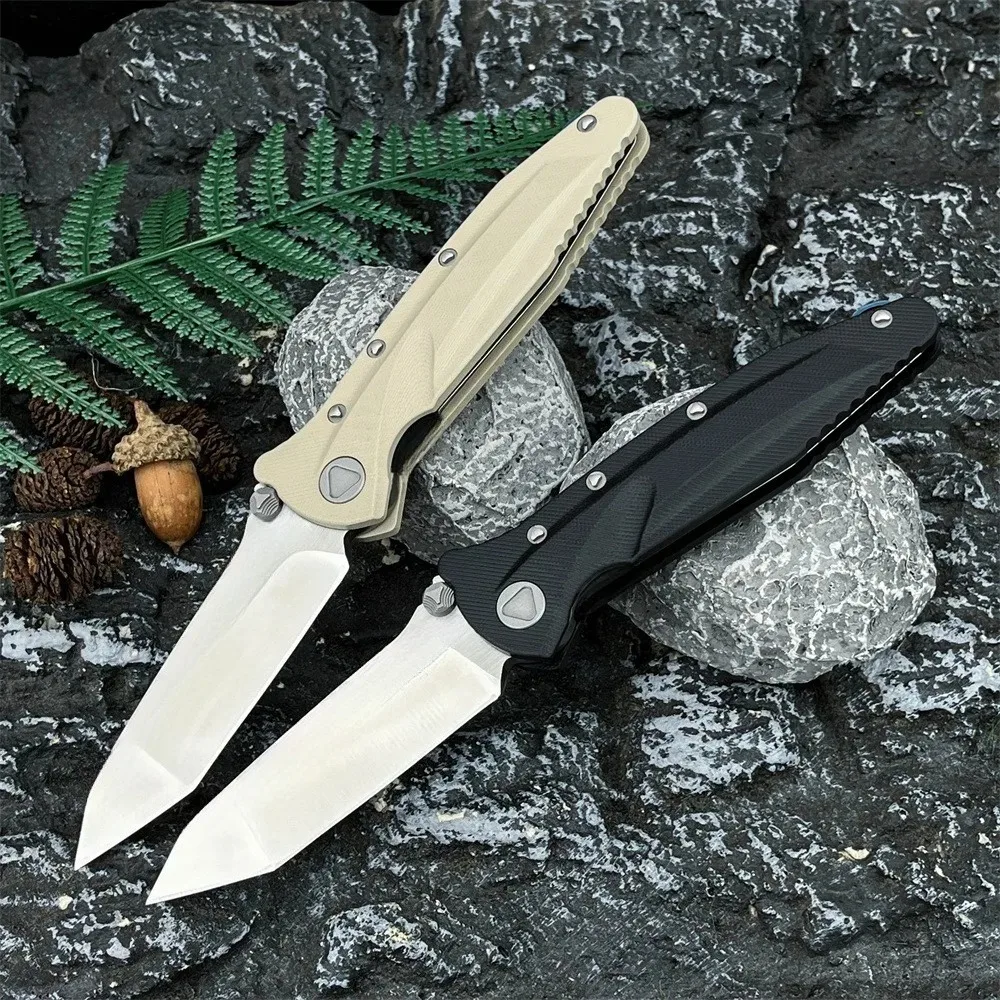 

Hot Sale Survival Folding Knife D2 Blade G10 Handle EDC Outdoor Hiking Camping Knife Jungle Portable Multi-Purpose Defense Knife