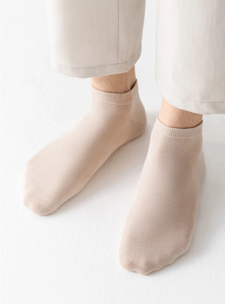 5 Paar hochwertige Herrensocken aus gekämmter Baumwolle, neue, lässige, atmungsaktive, schwarz-weiße Business-Socken, 5 Paar Herrensocken, Übergröße EU39-48 – Detail 18