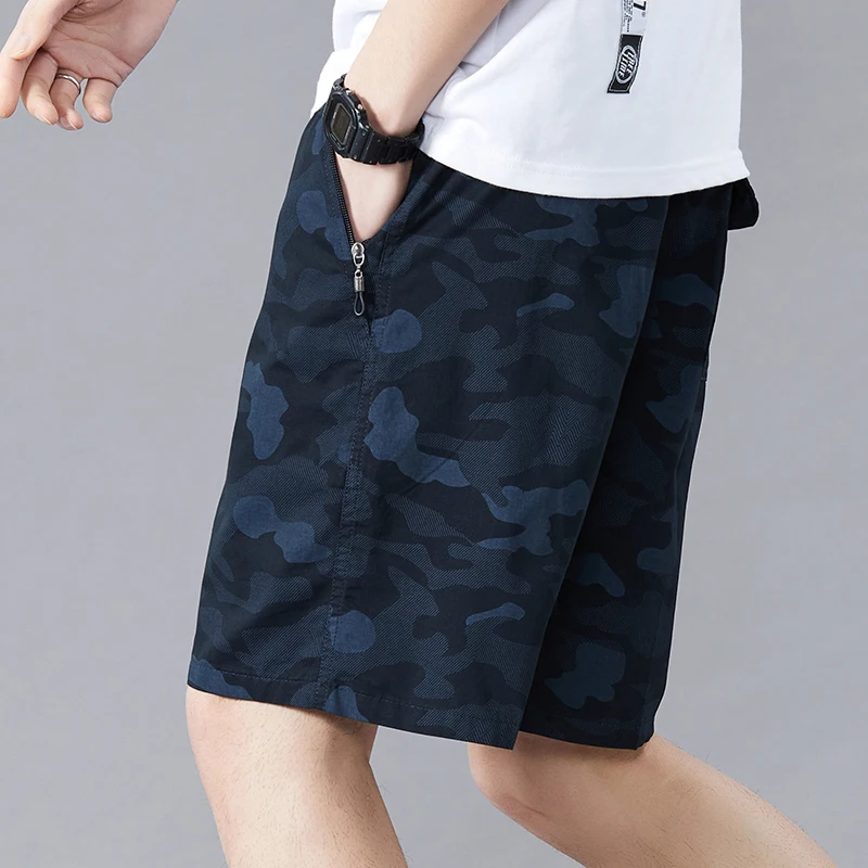 Quality Men\'s Camo Casual Shorts Y2K Print Camouflage Short Pants Summer Male Running Relaxed Fit Plus Size Board Shorts