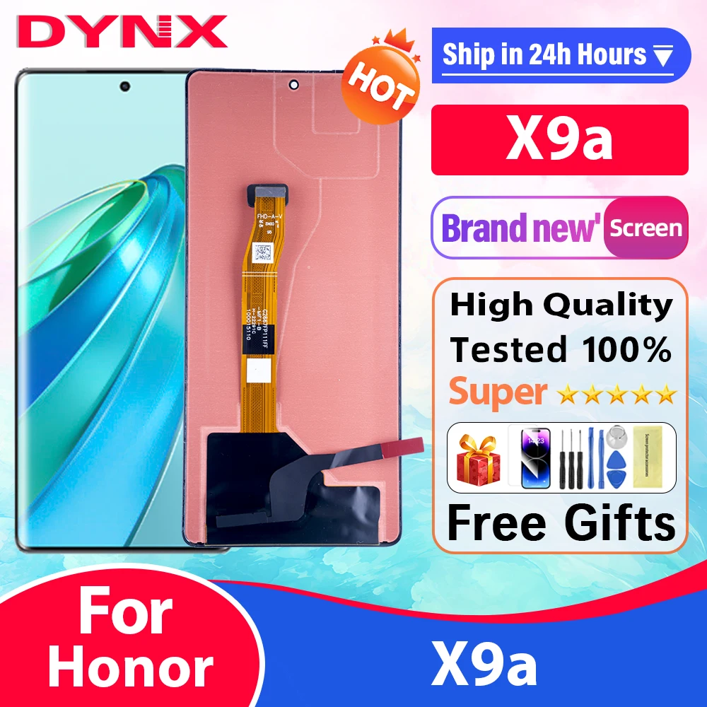 6.67“New For Huawei Honor X9a LCD Display Screen Touch Digitizer For Honor X9A RMO-NX1 LCD With Frame