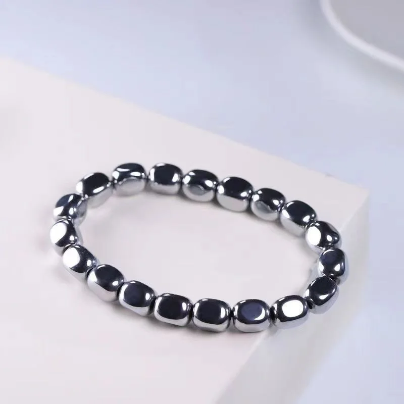 

Natural Terahertz Sugar Cube Bracelet, Fashionable Classic Bracelet.