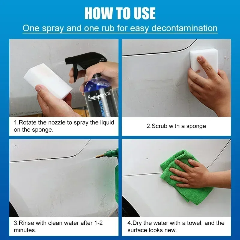 Mumovies-Function Water Mark Remover Spray for Cars Care, Auto Paint, Surface, Exterior Books RemGru, Stubborn SAF, 500ml