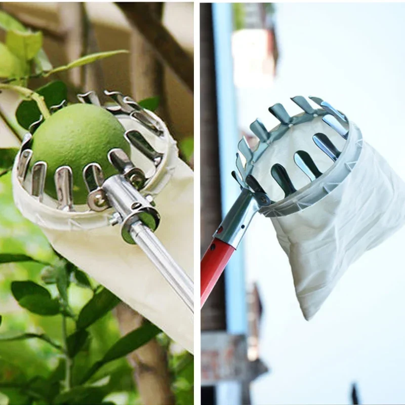 Kim Loại Mới Hoa Quả Chọn Vải Tiện Lợi Vườn Cây Làm Vườn Táo Đào Cao Cây Dụng Cụ Gắp