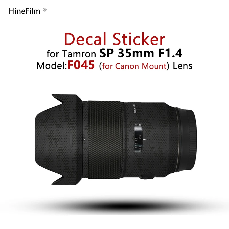 

Customized Skin for Tamron SP35 F1.4 for Canon Lens Stickers For Tamron SP 35mm F1.4 Di USD Lens Wrap Cover 35 f1.4 35f1.4 Skin