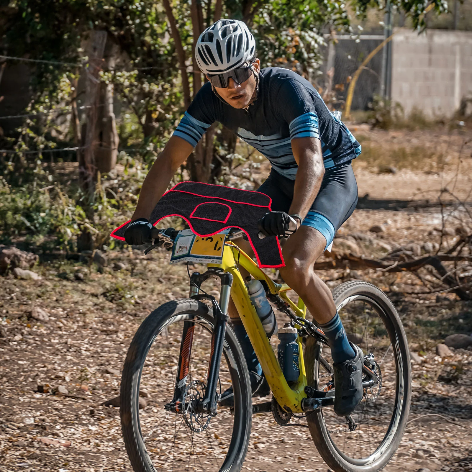 Bike Handlebar Grip Durable Non-Slip Shock Absorbing Protective Cover Comfortable Practical Bike Accessory Handle Cover