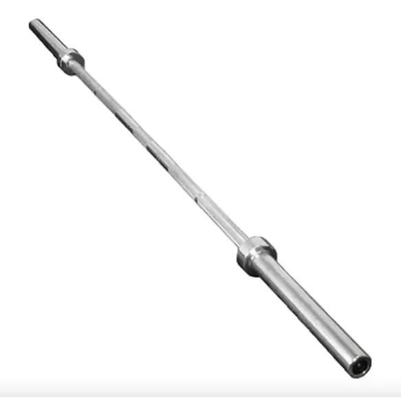 2.2m Long, 28mm Diameter, High-Quality Steel Barbell for Weightlifting and Squatting 45# Max Load MB Brand