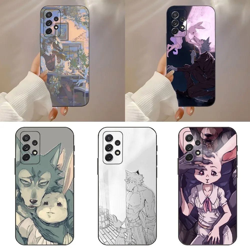 A-Anime B-BEASTARS-S Phone Case For Samsung Galaxy A91,A80,A73,A72 ,A71,A53A52,A32 ,A31A22,A21s,A20,Black Cover