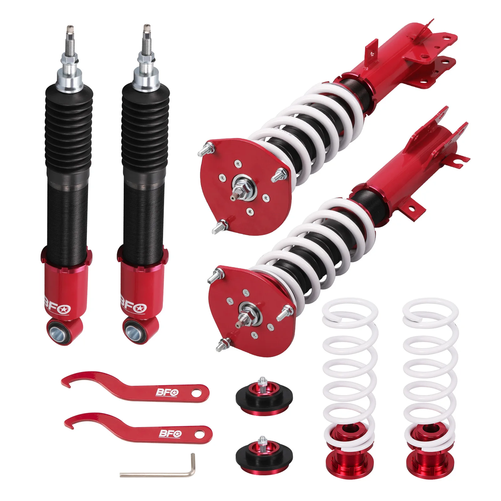 Coilover Lowering Kits For Volvo C70 98-00 Adj. Height Shock Absorbers Struts Front Rear Shocks Strut Coilovers