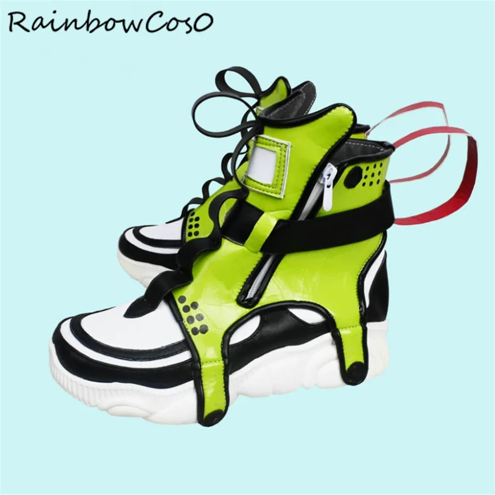 Anby Demara Zenless Zone Zero Cosplay Shoes Boots Game Anime Halloween RainbowCos0 W4260