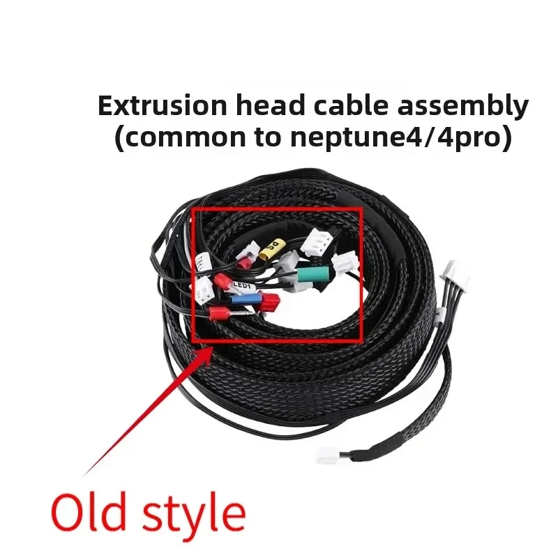 Ensemble de câbles de rangée de tête d'extrusion d'origine, neuf, pour les pièces d'imprimante 3D ELEGOO Neptune 3Pro 3Plus 3Max 4 4 Pro 4 Plus 4 Max