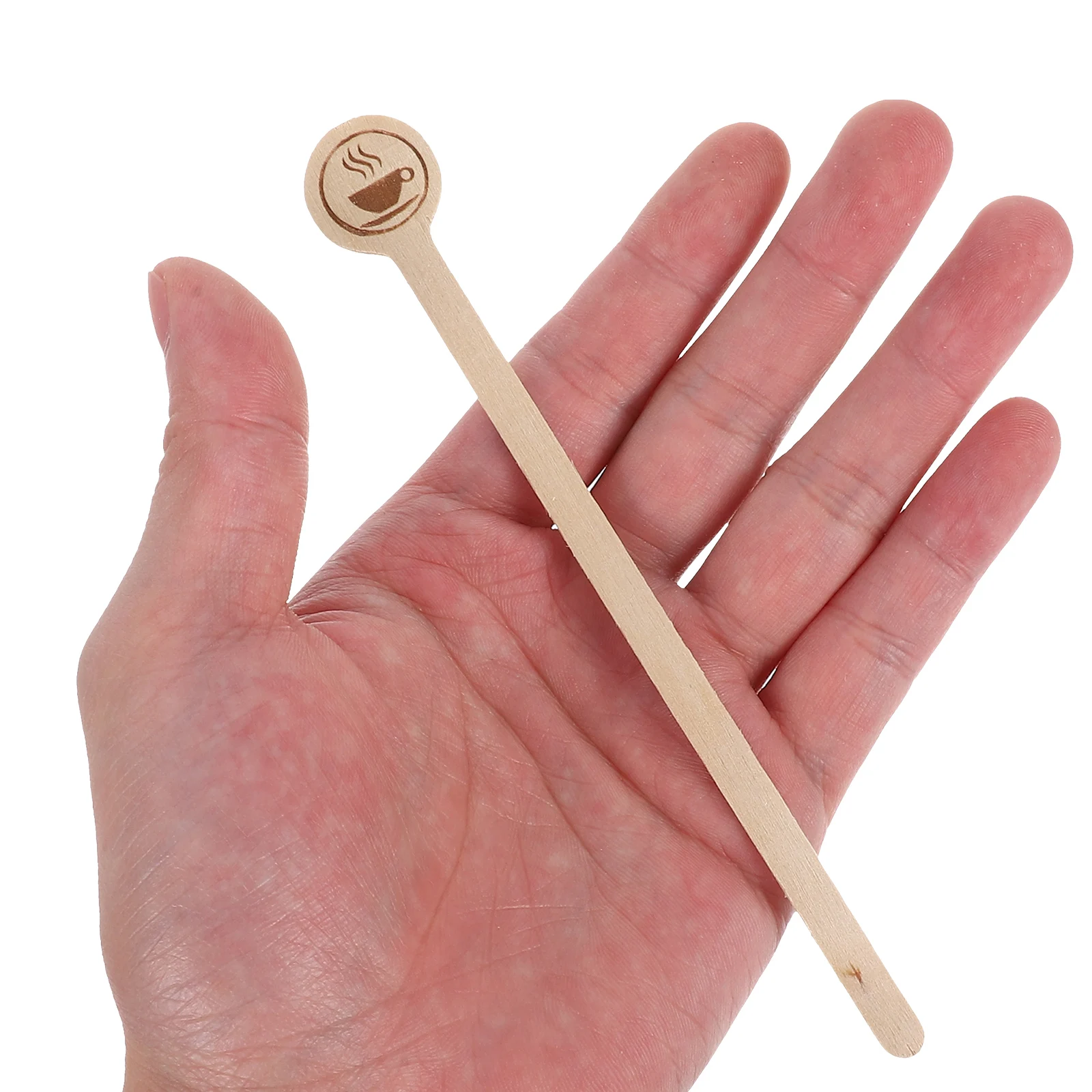 

100Pcs Wooden Coffee Stir Sticks Disposable Natural Material for Coffee Stations Tea Bars Hot Chocolate Beverage Mixing
