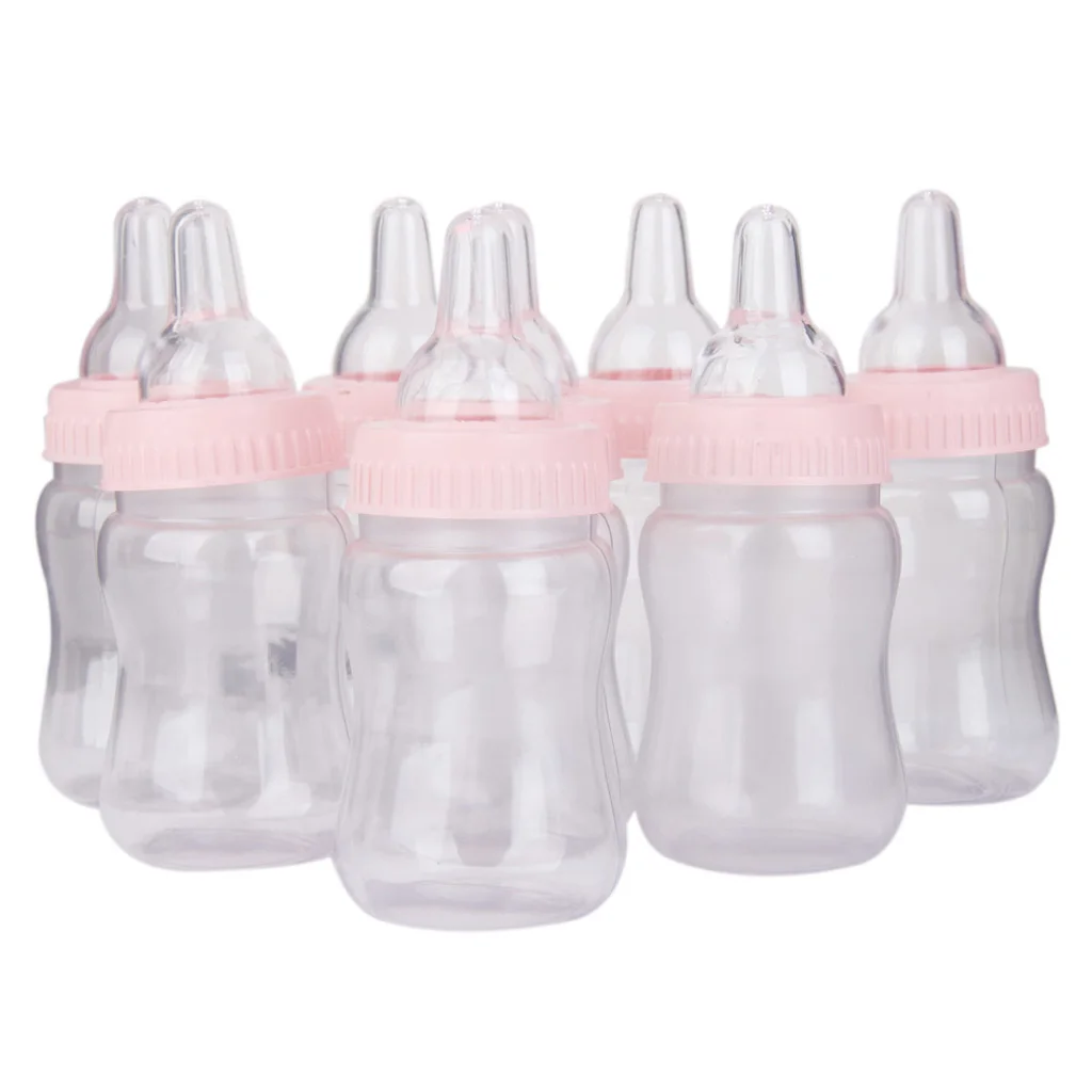 12x Baby Shower Bottles Candy Bottle Party Gifts Baby Bottle Shower Favor Favor Candy Gift Boxes Party Treat Candy Boxes