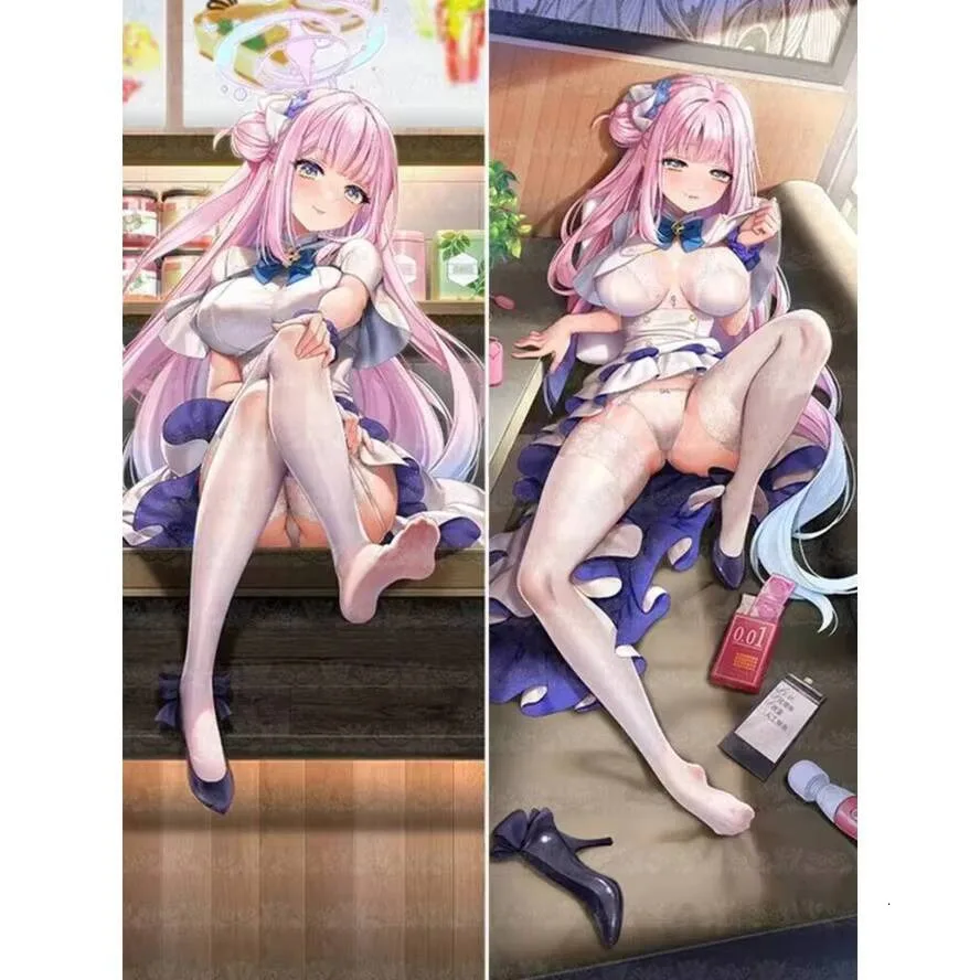 

Mika Misono Blue Dakimakura Body Pillow Case Cover Double Side Sexy Hing Full Cushion Home Bedding Decor