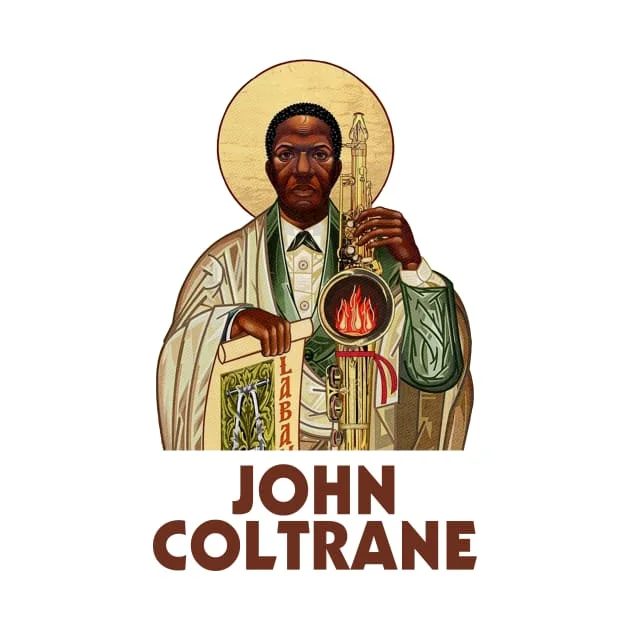 John Coltrane Holy Saxophone T-Shirt Casual O-Neck Tee Shirts Streetwear New Fashion Top Tees