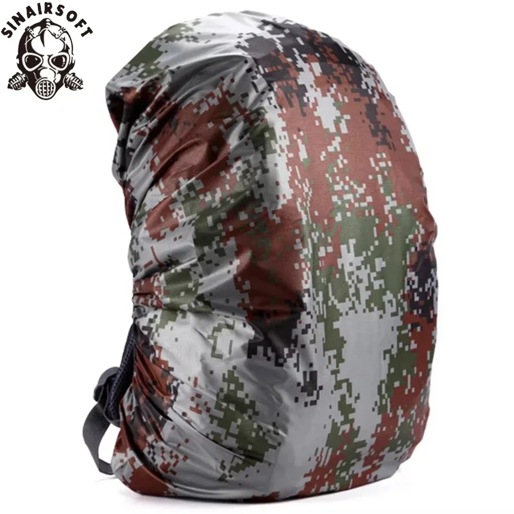 SINAIRSOFT Tactical Waterproof Backpack Rain Cover Portable Ultralight Trunk Protector Dustproof Shoulder 70-80L Outdoor Bag