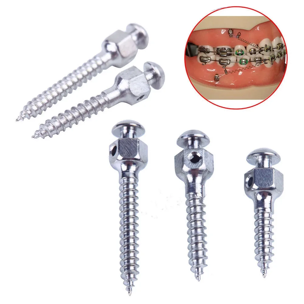 5PC Dental Ortho Mini Implant Micro Screw Titanium Screwdriver Self Drilling Tool Dentistry Implant Driver