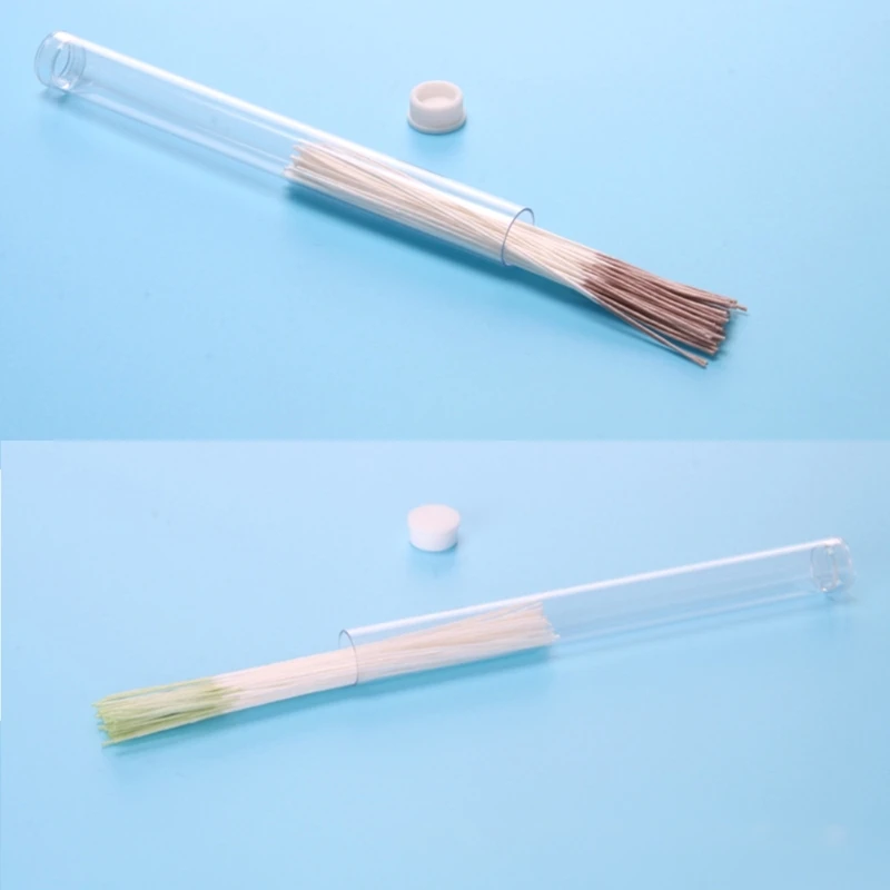 Limpiador agujeros para pendientes, línea limpieza Piercing desechable para niñas, herramienta eliminación olores