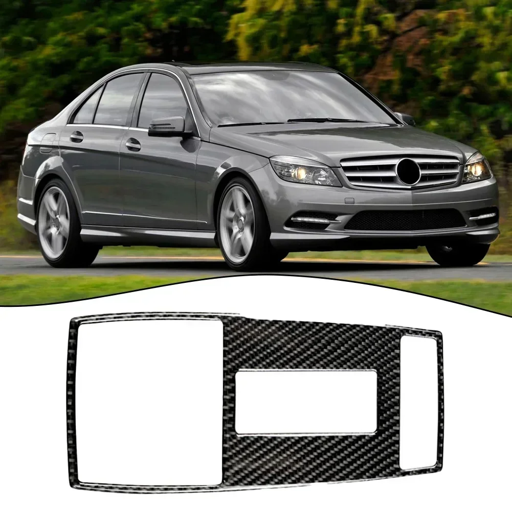 Carbon Fiber Car Reading Light Decorative Frame Sticker For Mercedes-Benz C Class W204 W212 Auto Interior Accessories