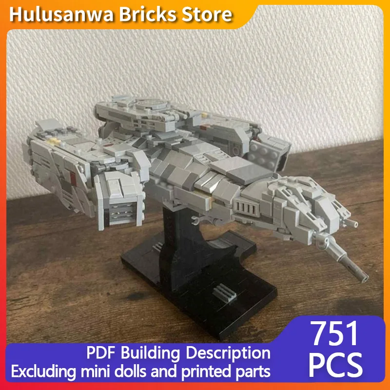 Modello di film popolare MOC Mattoni da costruzione Traino commerciale di veicoli spaziali Tecnologia modulari Regali Vacanza Assemblare Giocattoli per bambini