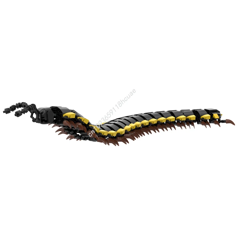 

471pcs MOC Yellow-Spotted Millipede Building Blocks Constructing Plastic Educational Creative Christmas toy Gift