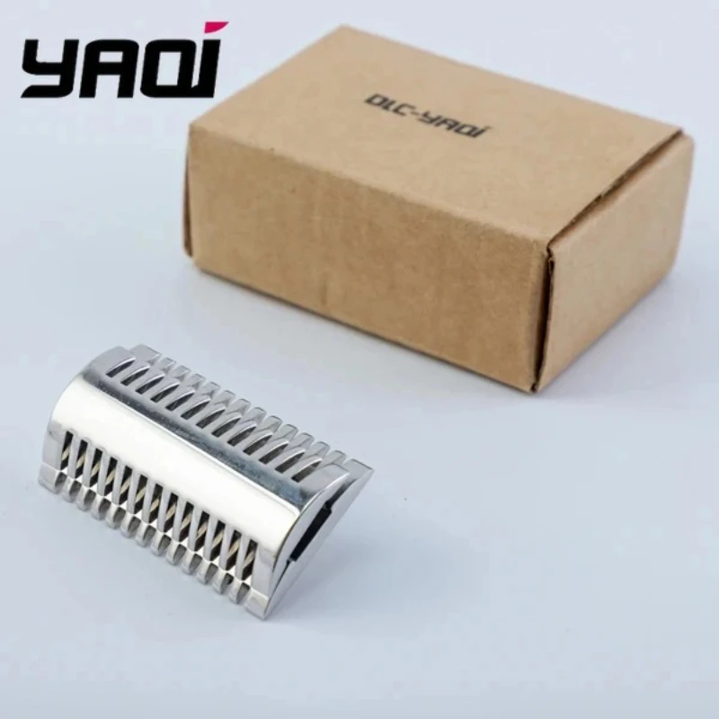 

Yaqi Polished 316 Stainless Steel Safety Razor Head - Mellon Finish