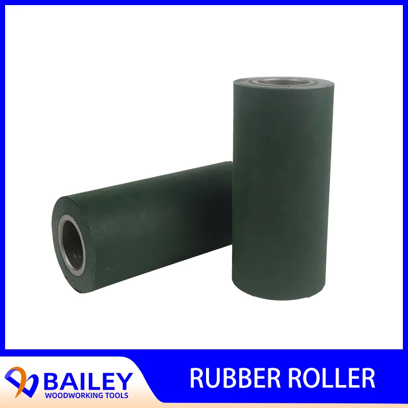 

BAILEY 1Pair 40x20x85mm Rubber Wheel Feed Roller for Manual Edge Banding Machine Woodworking Tool