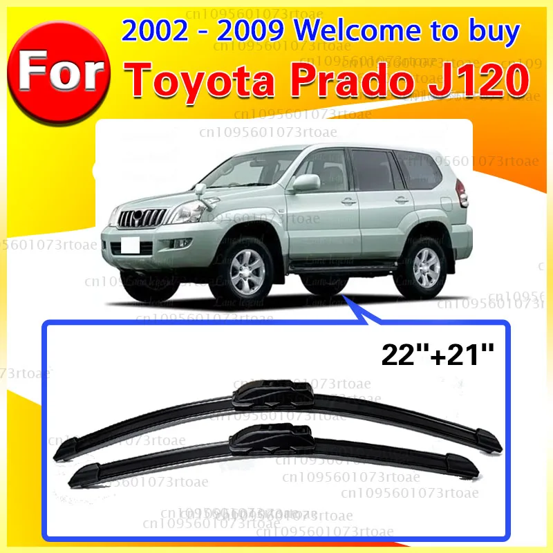 Car Wiper Blade For Toyota Prado 120 J120 2002 - 2009 Front Windscreen Windshield Wipers ‌Quality wiper blade 22