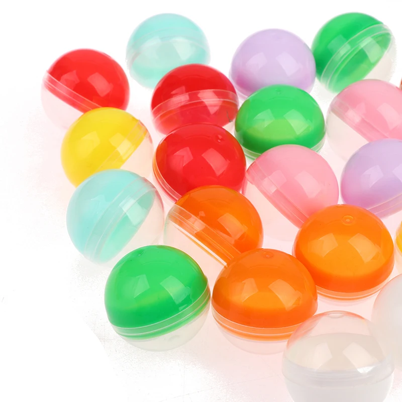 �� 100Pcs Mini 28/32/35/38MM Klar Transparent Kunststoff Kapsel Spielzeug Überraschung Ball Winzige Container, der Dinge Modell Kinder Party Spielzeug – Detail 14