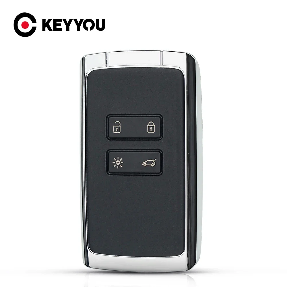 

KEYYOU Replacement Car Keyless Entry Smart Remote Auto Case Key Shell For Renault Megane 4 Koleos Kadjar