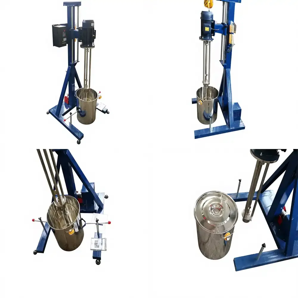 

Variable Frequency Lab Emulsifying Mixer Laboratory Emulsifier Machine for Handling High Viscosity Material