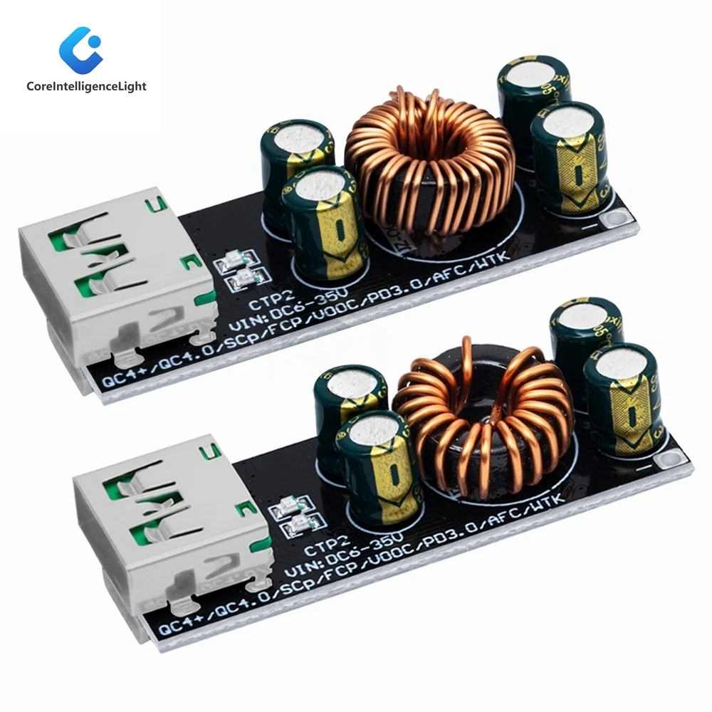 QC4.0 QC3.0 USB Type-C الهاتف المحمول محول الشحن السريع 6 -35 فولت تنحى باك دفعة وحدة لهواوي SCP/FCP أبل PD كوالكوم