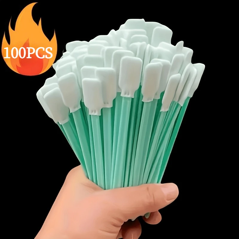 99Pcs Home Cleaning Precision Cleaning Brushes -Dust-Free Cleaning Rod,Single-Sided Double-Layer Cloth Rods,for Printers,Cameras