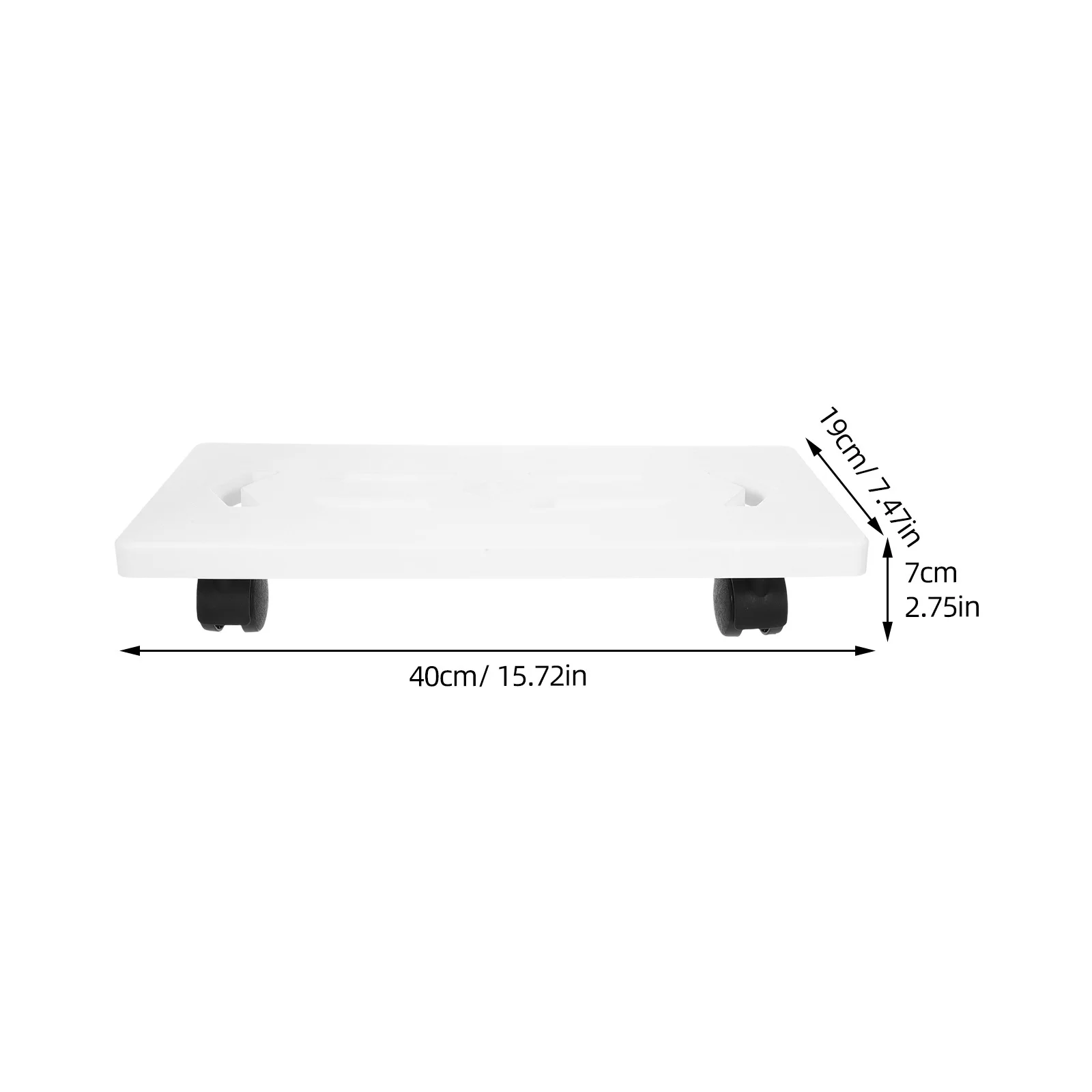 Support pour Pc, support CPU sous le bureau, tour d'ordinateur mobile avec roulettes pour sols tapis, Dissipation thermique améliorée du flux d'air