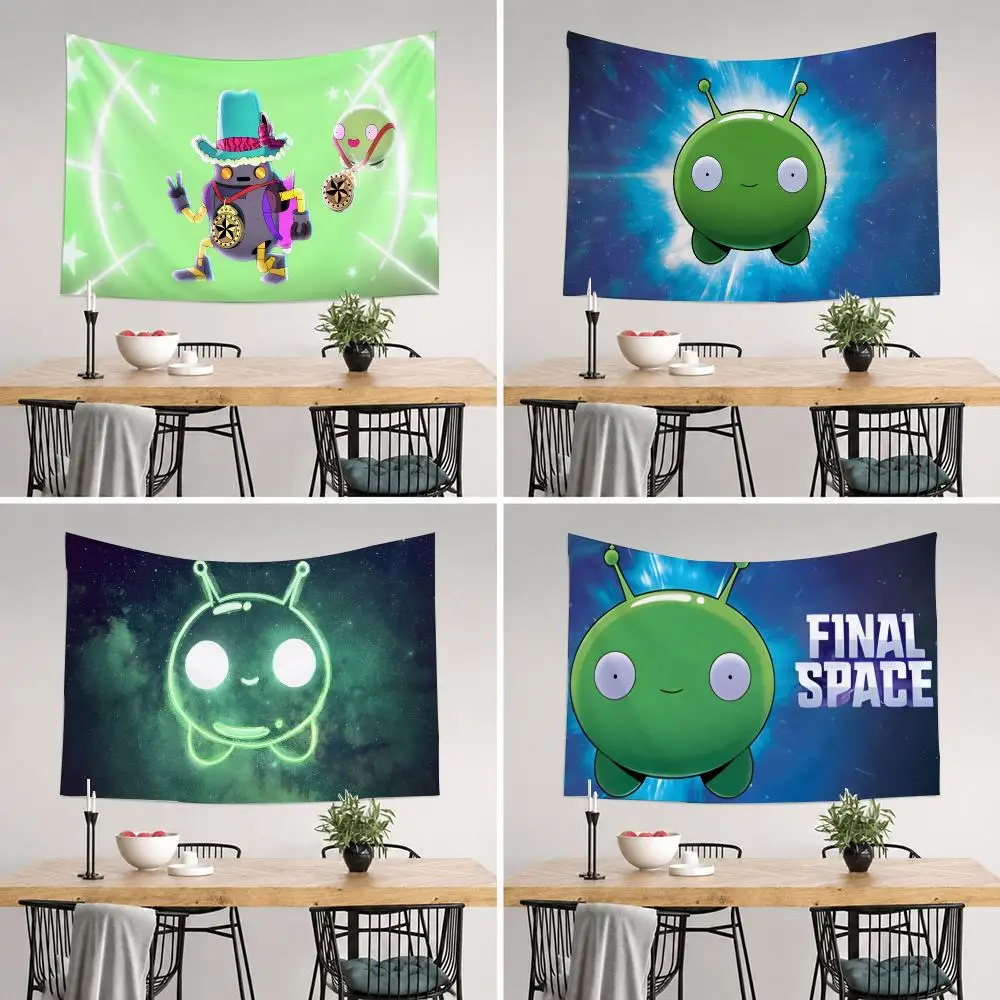 Final Space Tapestry Tapestry Wall Hanging For Bedroom Dorm Living Room Decor Aesthetic