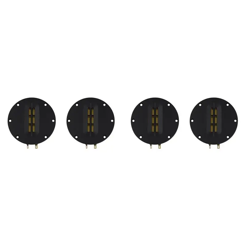 ABGH-4Pcs Horns 4 Inches Pneumatic Tweeter Aluminum Ribbon Tweeter Ribbon Speaker For Ribbon Tweeter Tweeter Heads Horns