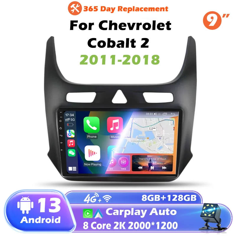 

QSZN For Chevrolet Cobalt 2 2011-2018 2 din Android 12.0 Car Radio Multimedia Video Player GPS Navigation 4G Carplay head unit