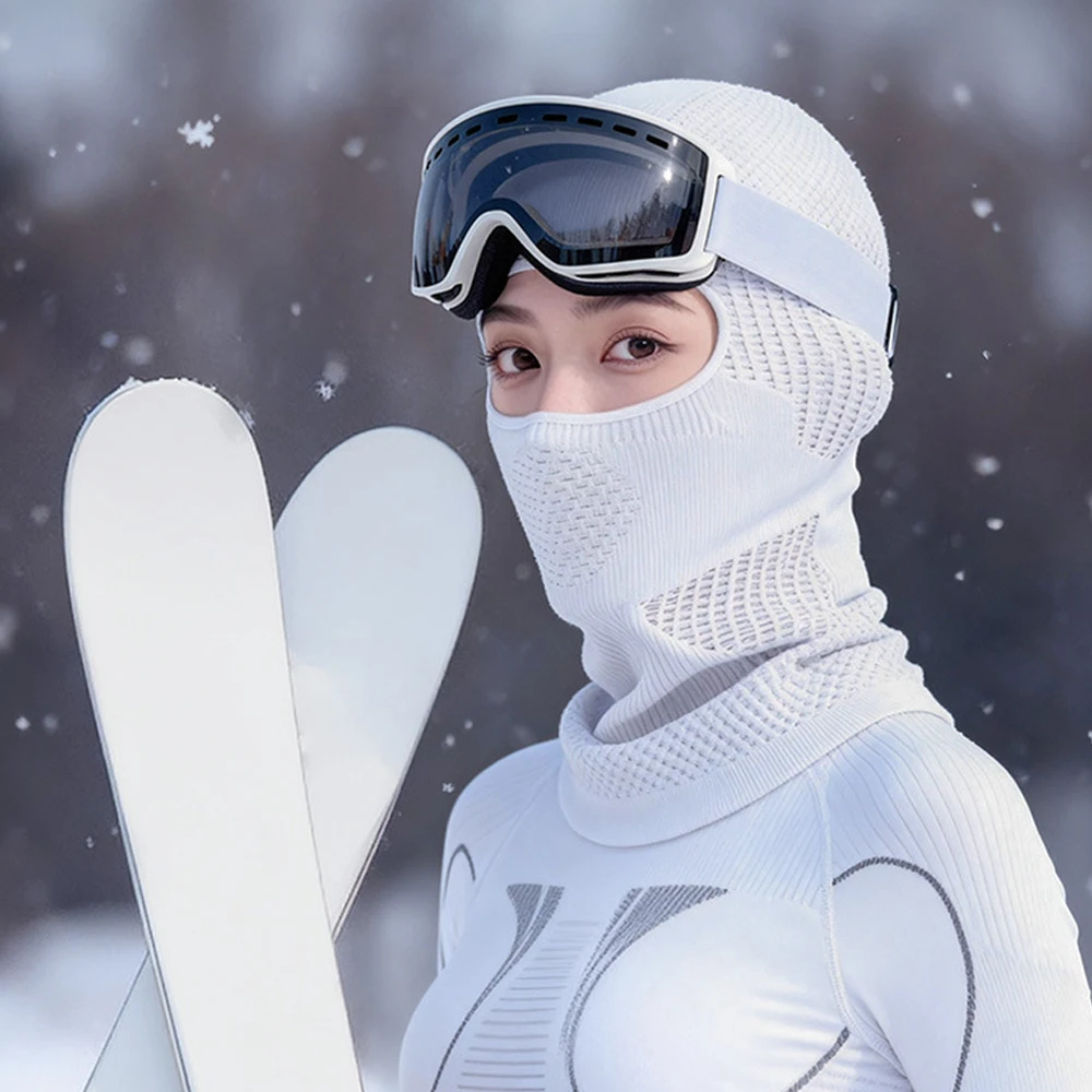 Winter Unisex Warm Ski Mask Balaclava Outdoor Sports Cycling Full Face Mask Scarf Men Women Elastic Breathable Motorcycle Mask