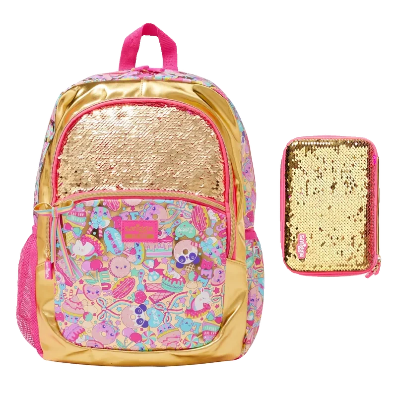 In Stock Genuine Australia Smiggle Children Student School Bag Pen Case Lunch Bag Double Shoulder Backpack Student Gift