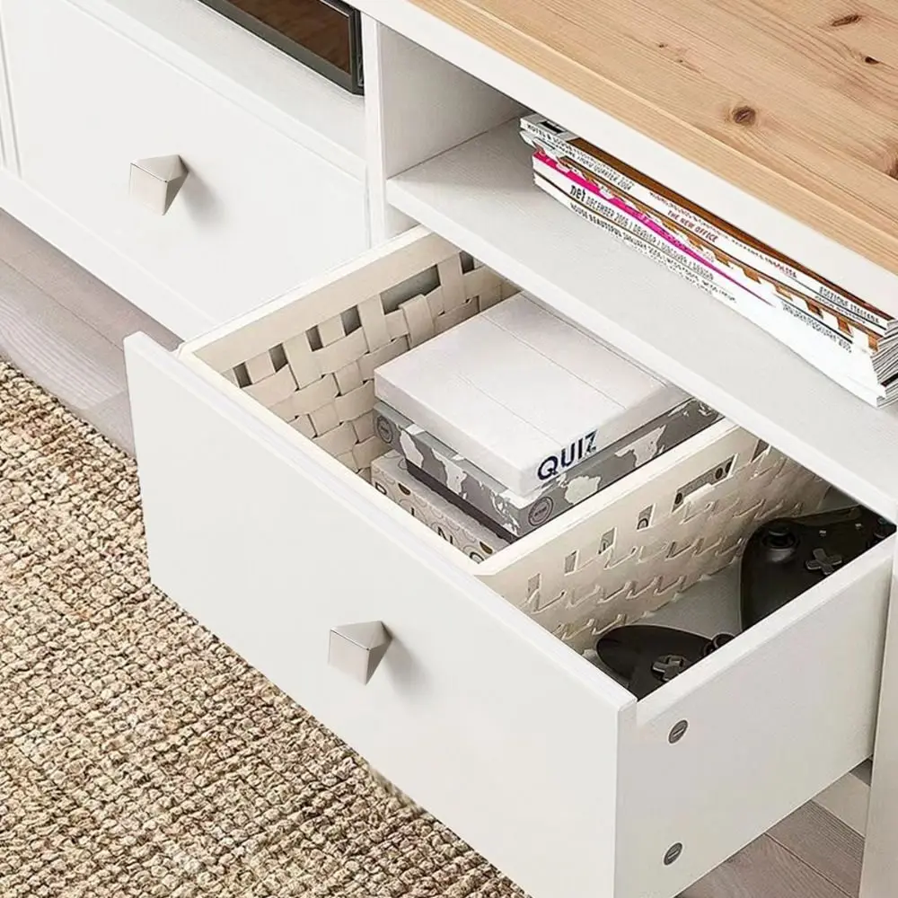 Solid Zinc Alloy Furniture Wardrobe Handle Irregular Shape Small Size Single Hole Handle Square Design Creative Design
