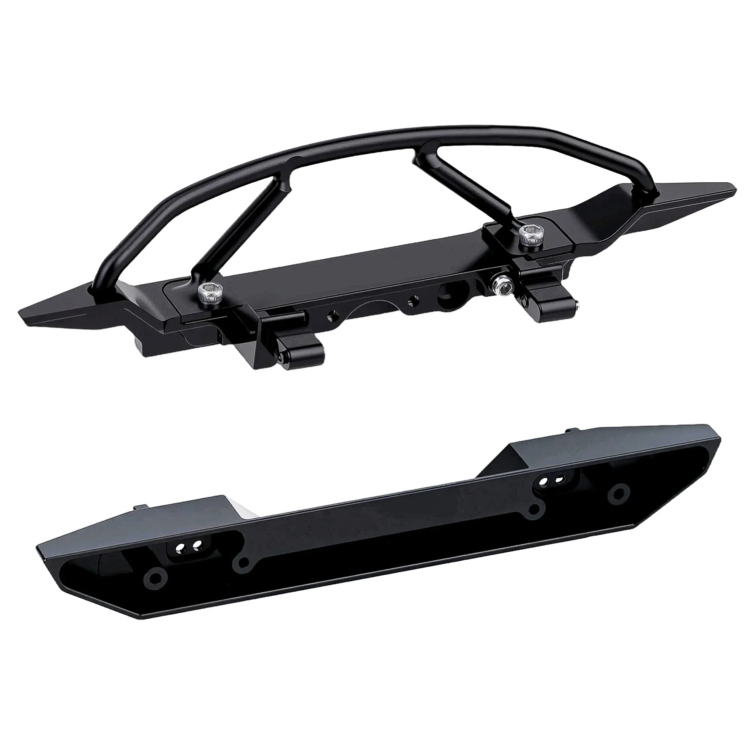 TCRC Aluminum Front and Rear Bumpers set for 1/24 RC Axial SCX24 Jeep JT Gladiator Upgrades